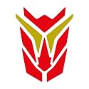 ISEE 360® Die Cut Bike Mudguard Stylish Strip Sticker Suitable All Model Bikes Exterior Decoration L X H 6 X 8 cm (Red,Gold)