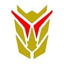 ISEE 360® Die Cut Bike Mudguard Stylish Strip Sticker Suitable All Model Bikes Exterior Decoration L X H 6 X 8 cm (Gold,Red)