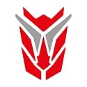 ISEE 360® Die Cut Bike Mudguard Stylish Strip Sticker Suitable All Model Bikes Exterior Decoration L X H 6 X 8 cm (Red,Grey)