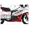 ISEE 360® R15 Live in The Racing Spirit Exterior Accessories Vinyl Decal Bike Stickers for Yamaha R15 R3 L x H 16 x 3 cms (Red, Black)