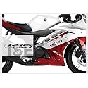 ISEE 360® R15 Live in The Racing Spirit Exterior Accessories Vinyl Decal Bike Stickers for Yamaha R15 R3 L x H 16 x 3 cms (Black)