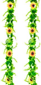 ISHANIE Wall Hanging Chain Sunflower Home and