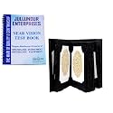 Ishihara Test Chart Book 38 Plates With Near Vision Test Book (Multicolor), Combo Comprehensive Color Vision Test for Adults and Professionals Ishihara Color Deficiency