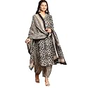ishin Kalamkari Embellished Cotton Kurta with Afghani