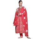 ishin Women39s Cotton Blend Embroidered Anarkali Kurta