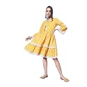 ishin Women39s Cotton Embroidered A-Line Mini Dress