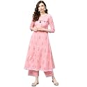 ishin Women39s Pure Cotton Anarkali Printed Thread