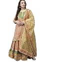 ishin Women39s Rayon Burgundy Embellished A-Line Kurta
