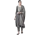 ishin Women39s Rayon Burgundy Embellished A-Line Kurta