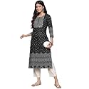 ishin Women39s Silk Ethnic Motifs Black Straight