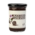 Ishka Farms Organic Black Garlic Caper Spread - 200g, Use as Toast Spread Healthy and Tasty Breakfast, Great on Sandwiches