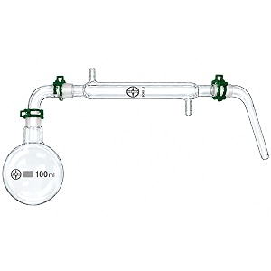 isko borosilicate glass distillation apparatus or distillation assembly unit 100ml 1 set