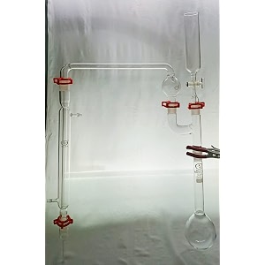isko kjeldahl nitrogen distilling apparatus with condenser distillation set vacuum distillation kit lab glassware 800ml 800ml