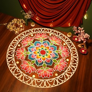 island rangoli nity design 463939 crochet series rangoli mat modern rangoli for home dcor 46 inches
