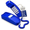 iSoHo Phones Landline Phones for Home, Big Button Corded, Classic Blue