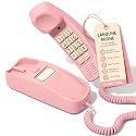 iSoHo Phones Landline Phones for Home, Big Button Corded, Ladies Pink