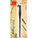 Isomars Oblique Calligraphy Holder with Brass Flange &amp; 2 Professional Nibs