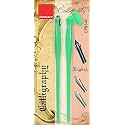 Isomars Calligraphy Pen Set with 2 Holders, 3 Nibs &amp; Plastic Flange