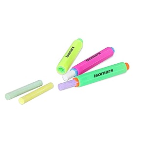 isomars chalk holder set of 3 for 810mm chalks dust-free grip