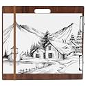 Isomars Sketch Board Clipboard - 18" x 20" / 45 x 50 cm