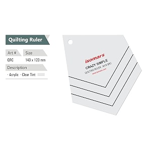 isomars quilting ruler  quilting rulers for fashion designing