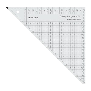 isomars quilting triangle ruler 10534 acrylic sewing amp patchwork tool
