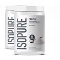 Isopure 100% Pure Creatine Monohydrate Powder,Sugar Free,Unflavored,5g Creatine Monohydrate Per Serving,1.1 Lbs,100 Servings (Packaging May Vary),(Pack of 2)