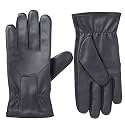 isotoner Men's Water Repellent Leather Glove