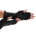 isotoner Women &amp; Men Arthritis Compression Rheumatoid Pain Relief Gloves for joint support with Open/Full finger design
