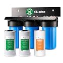iSpring WGB31B Whole House Water Filter System, 3-Stage, 1" Inlet/Outlet