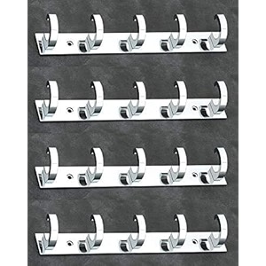 istar 5 pin bathroom cloth hooks hanger bathroom robe hooks rail for hanging keysclothestowel steel hook