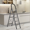 iSTAR Foldable 5-Step Steel Ladder with Hand