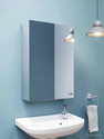 iSTAR Modern Bathroom Mirror Cabinet with Storage Stainless Steel Wall Shelf (Number of Shelves - 4, Steel)