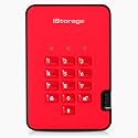 iStorage 1Tb Diskashur2 Mechanical Hard Disk, usb3.0, Red