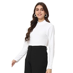 Istyle Can Solid HIgh Neck Full Sleeve