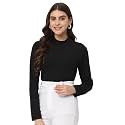 Istyle Can Solid HIgh Neck Full Sleeve