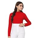Istyle Can Solid HIgh Neck Full Sleeve