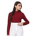 Istyle Can Solid HIgh Neck Full Sleeve