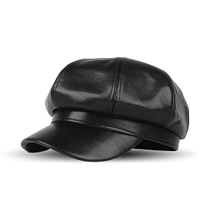 isweven french beret cap all season unisex artist newsboy hats ascot pu leather british style adjustable women39s caps wbc8110 free size