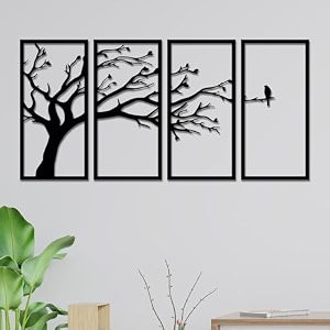 it2m wooden pre-laminated bird wall art for home dcor items  wall dcor items  room decoration items for bedroom wall hanging decoration  home dcor items for wall  gift items  set of 3