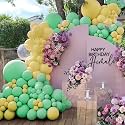 ITAF Lemon & Green Pastel Balloons For Birthday/Anniversary/Engagement/Wedding/Baby Shower/Farewell/Any Special Event Theme Party Decoration - Pack of 50