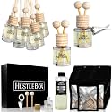 Italian Leather Hanging Car Air Freshener Diffuser Kits, Bulk