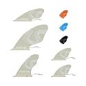 iTAOSTAR 5 Replacement Inflatable Paddle Board Fins, Replacement Set Includes 3 Center &amp; 2 Side Fins, Detachable Quick Release Stand up padddle Board Fin for Most SUP Boards