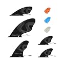 iTAOSTAR 5 Replacement Inflatable Paddle Board Fins, Replacement Set Includes 3 Center & 2 Side Fins, Detachable Quick Release Stand up padddle Board Fin for Most SUP Boards