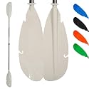 iTAOSTAR Adjustable Kayak Paddle, Aluminum Shaft and PP Blade, Floating Kayaking Oars with Anti-Freeze Grip & Drip Rings, 2-Piece Lightweight Oar for Kayak Canoe Fishing – 225-235 cm (88.6-92.5 in)