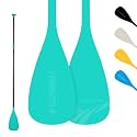iTAOSTAR Adjustable SUP & Kayak Paddle, Stand Up Paddle for Beginer with Secure Lock,Lightweight Aluminum Alloy Shaft Flexible Black/Blue/Green/Orange/White