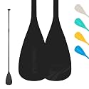 iTAOSTAR Adjustable SUP & Kayak Paddle, Stand Up Paddle for Beginer with Secure Lock,Lightweight Aluminum Alloy Shaft Flexible Black/Blue/Green/Orange/White