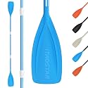 iTAOSTAR Paddle Board Paddle Detachable, Stand Up Paddle for Adults with Double Locks, Kayak Paddle Adjustable with Glass Fiber Blade, Floating Paddle Board Oar with Lightweight