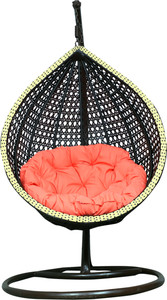 itaws hanging swing chair with stand include soft fluffy cushion pillow iron hammock black green pink diydo-it-yourself