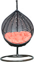 itaws Hanging Swing Chair With Stand Include Soft Fluffy Cushion Pillow Iron Hammock (Black, Pink, DIY(Do-It-Yourself))